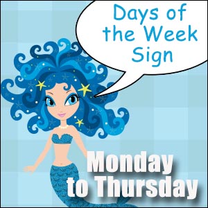 Days of the Week Classroom Sign